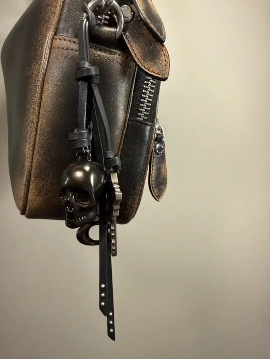 Coach cluster bag charm from the Loved Leather Dakota Crossbody. - Picture 2 of 5